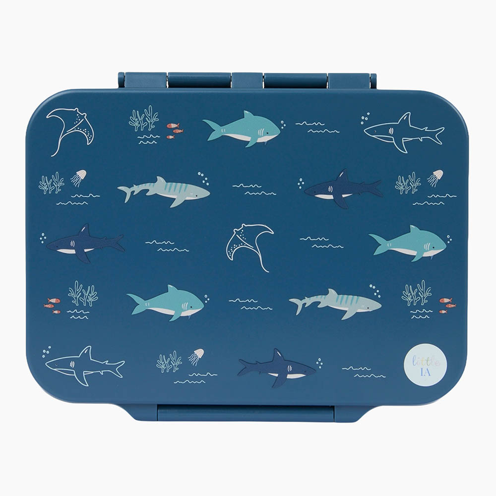 Little IA - Open Water Tritan Lunch Box - Blue