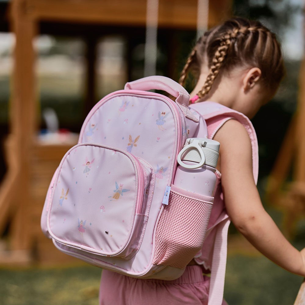 Little IA - Backpack With Stainless Steel Insulated Water Bottle - Fairyland - Mini