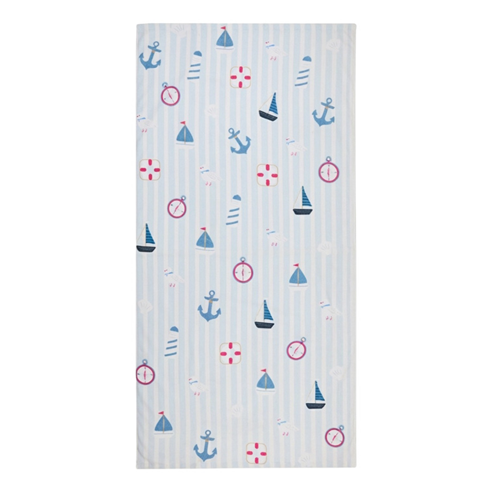 Little IA - Personalised Sailor Towel - Blue