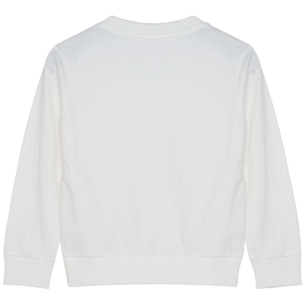 Little Ia Kids Dear Santa, I Can Explain Sweatshirt - White