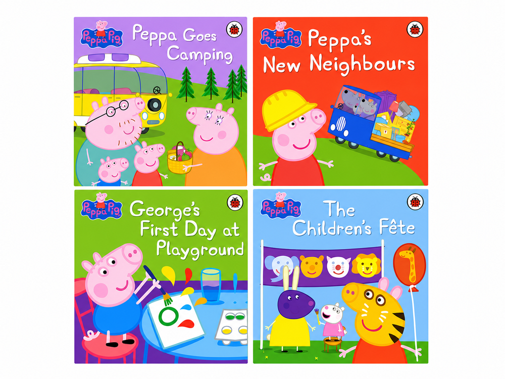Peppa Pig Mini Storybooks: A Collection Of Everyday Tales - 4 Pc Set