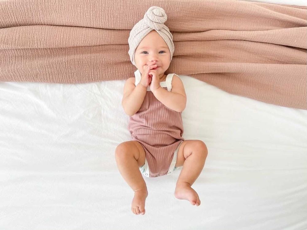 Maxims - Soft Baby Knot Turban Hat - Multicolor