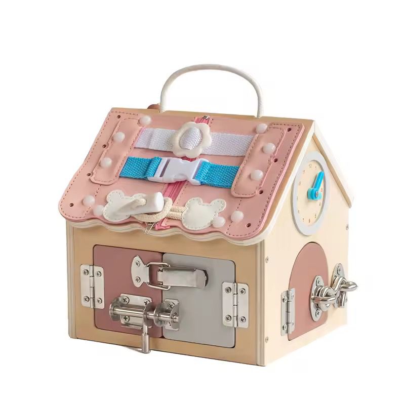 Maxims - Mini Montessori Wooden Busy House Toy