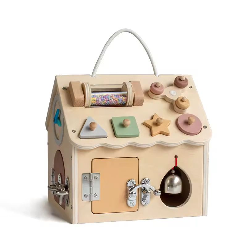 Maxims - Mini Montessori Wooden Busy House Toy
