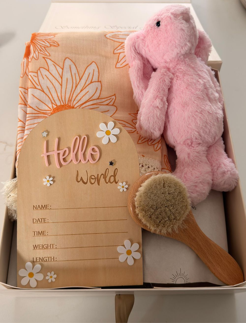 Maxims Baby Store - Daisy Dreams Newborn Gift Set - Multicolor - 4 Pcs