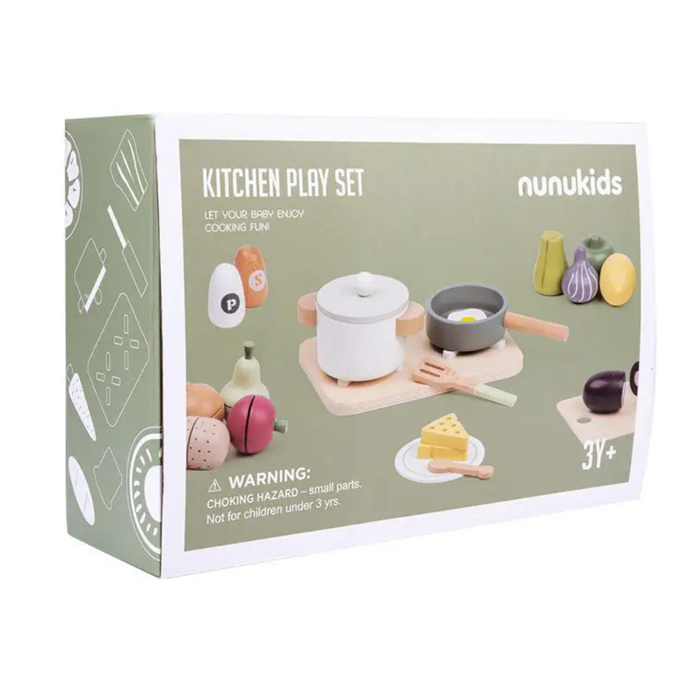 Maxims Baby Store - Nunukids Kitchen Pretend Play Set - Multicolor - 42 Pcs