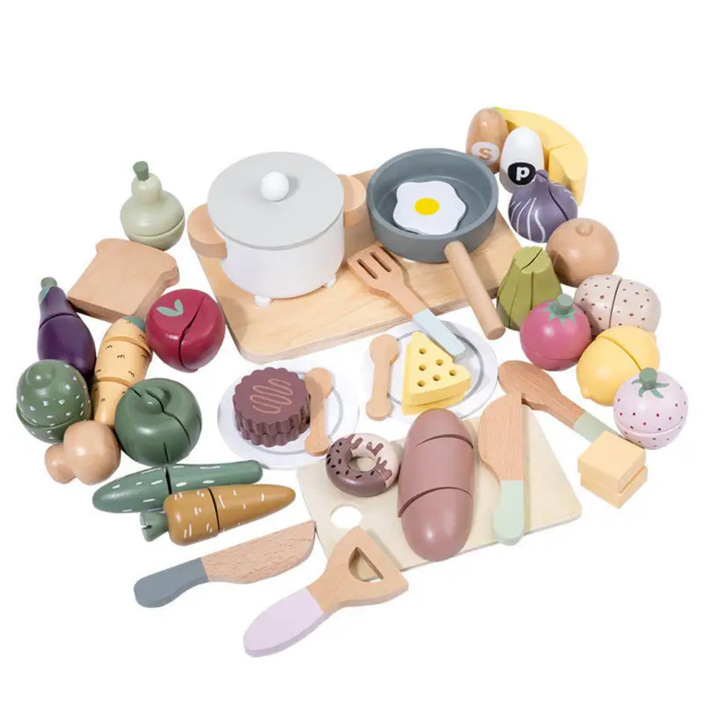 Maxims Baby Store - Nunukids Kitchen Pretend Play Set - Multicolor - 42 Pcs