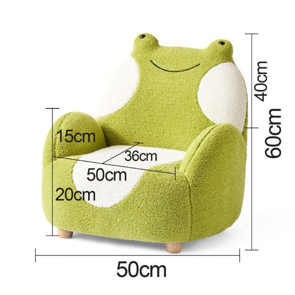 Maxims Baby Store - Kids Hoppy Days Frog Boucle Armchair - Green