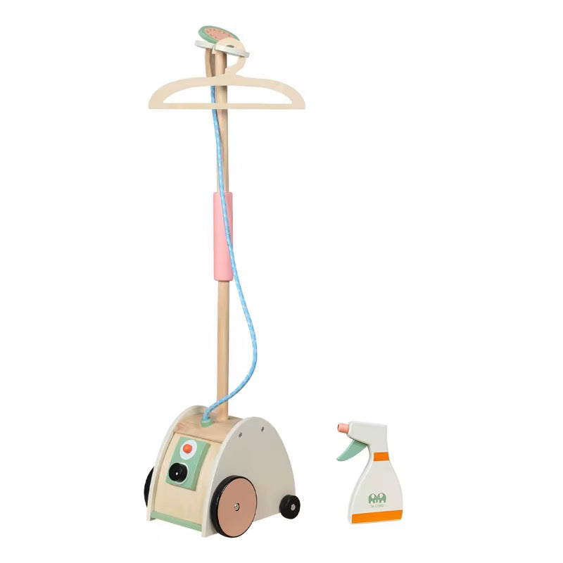 Maxims Baby Store - Wooden Pretend Steam Iron & Steamer Set