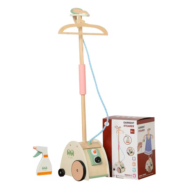 Maxims Baby Store - Wooden Pretend Steam Iron & Steamer Set