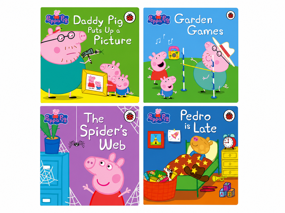 Peppa Pig: Little Library Of Big Adventures - 4 Pc Set