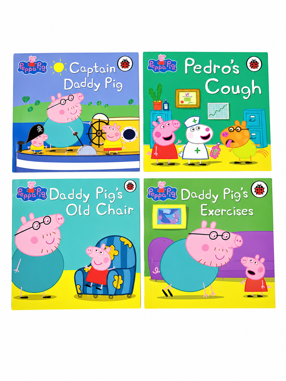 Peppa Pig Little Library: Captain Daddy Pig & Friends - 4 Pc Set