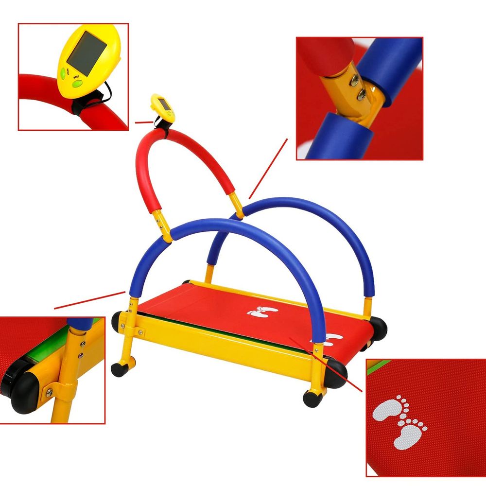 Maxims - Little Sprinter Manual Kids Treadmill - Multicolor