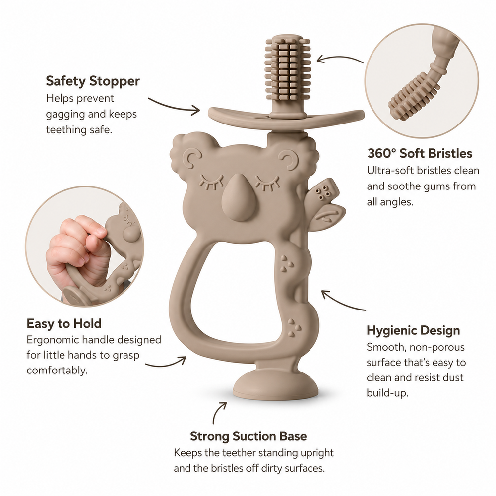Maxims - Koala Baby Teether And Training Toothbrush