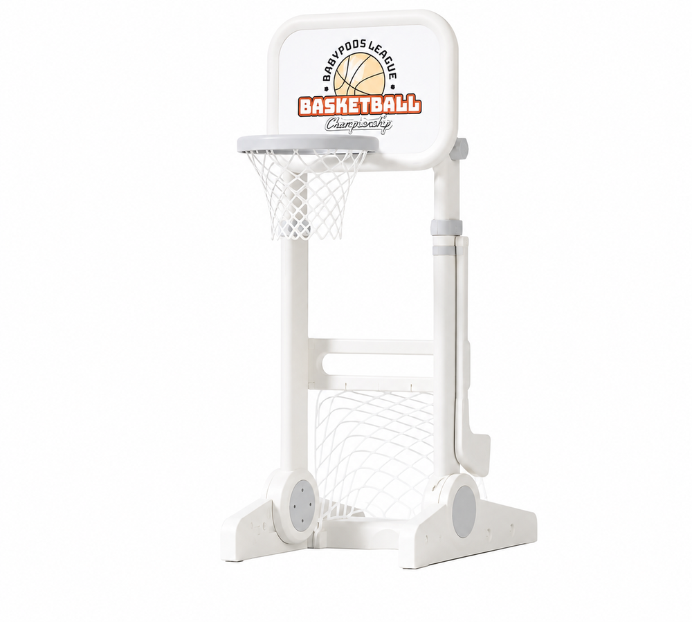 Maxims - Babypods 3in1 Foldable Basketball Stand Set - 6 Pcs