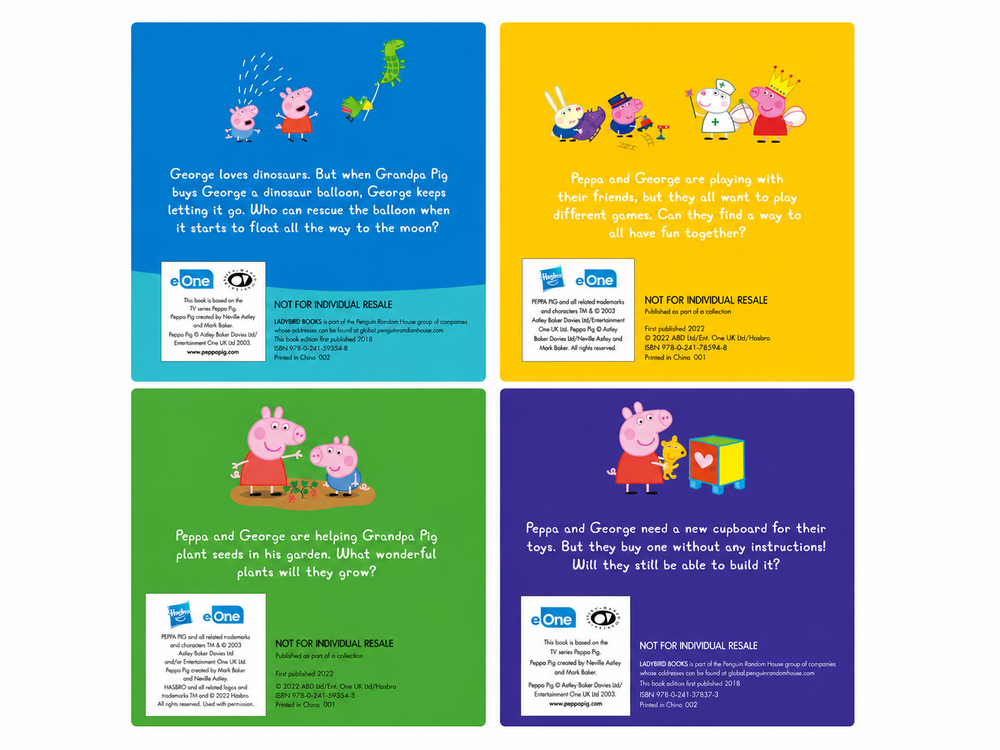 Peppa Pig: Little Library Of Everyday Adventures - 4 Pc Set