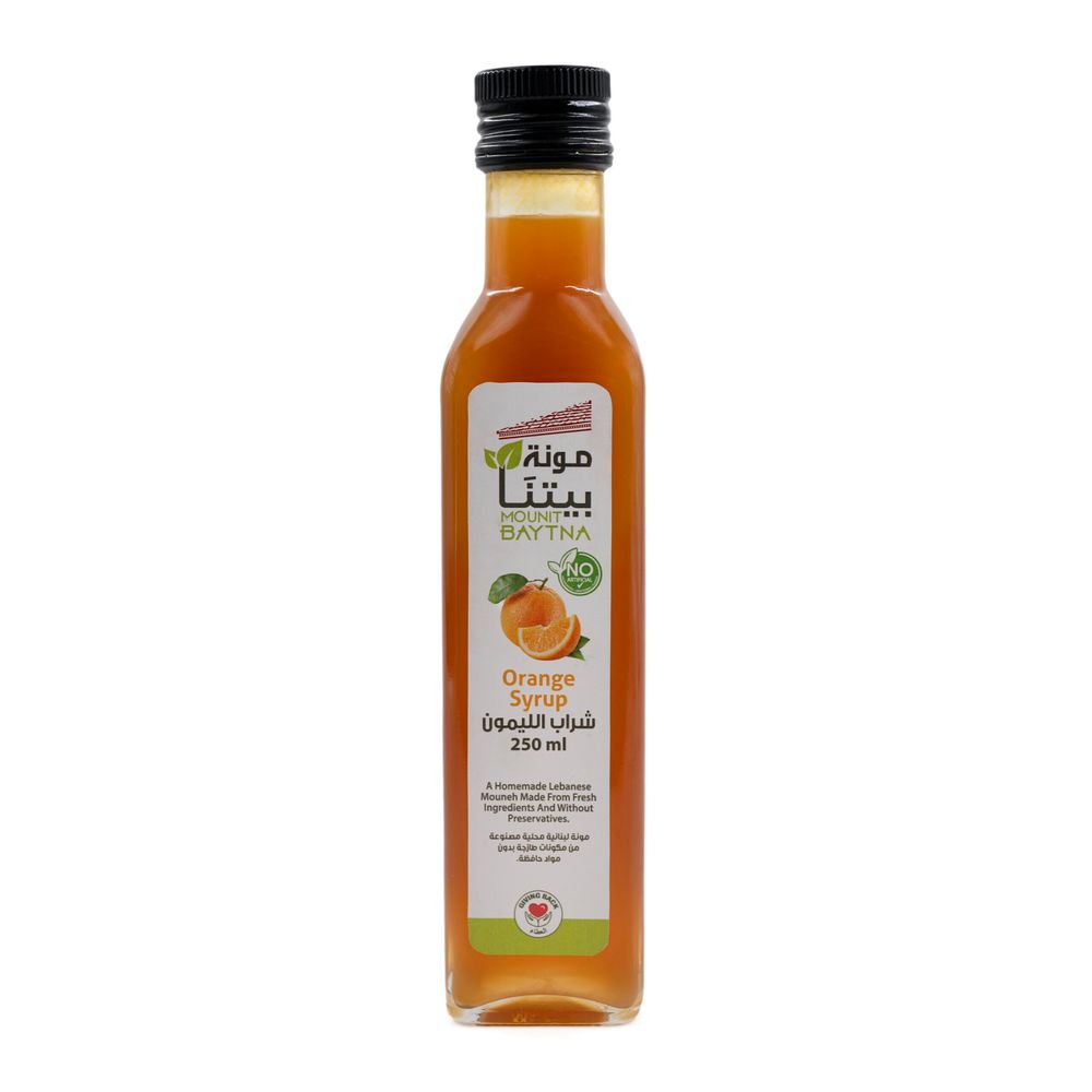 Mounit Baytna - Orange Syrup - 250 ml
