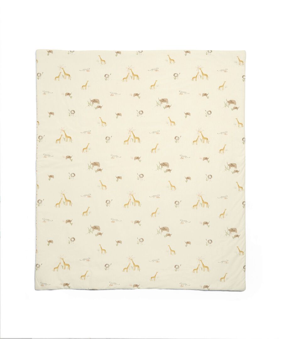 Mamas & Papas - Supersoft Cotton Quilt - Jungle Print