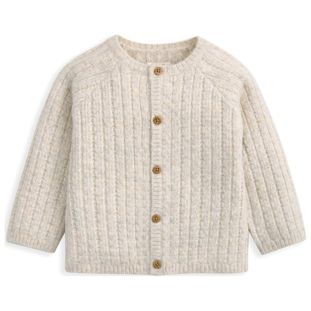 Mamas & Papas Baby's Cable Knit Sweatshirt & Pants - 2 Pcs
