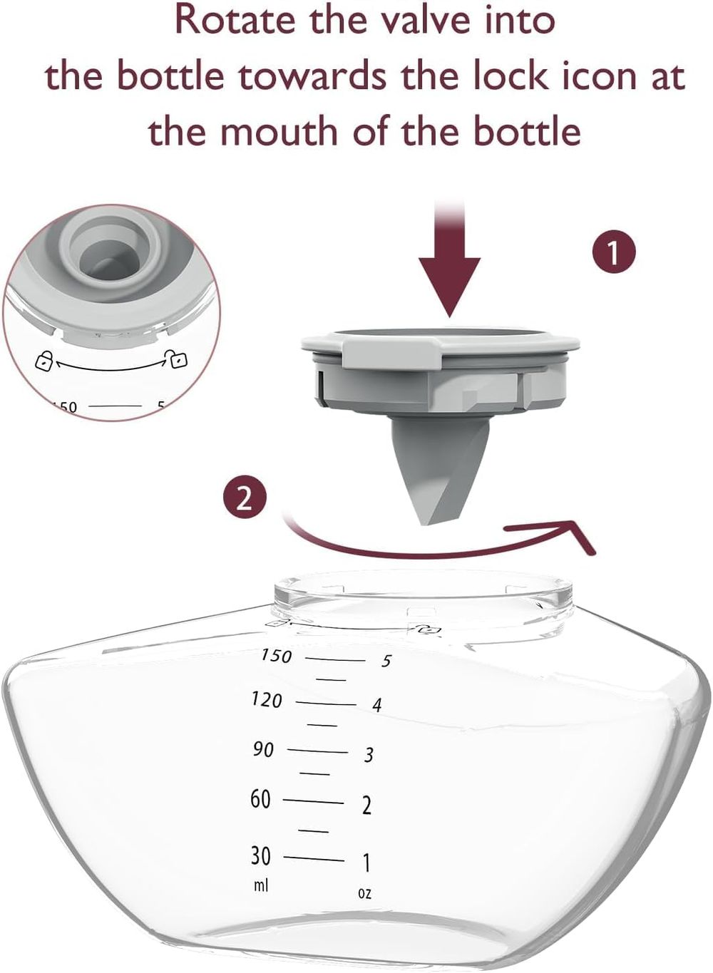 Momcozy - Mobile Flow M9 Breast Pump Valve - 2 Pc Set
