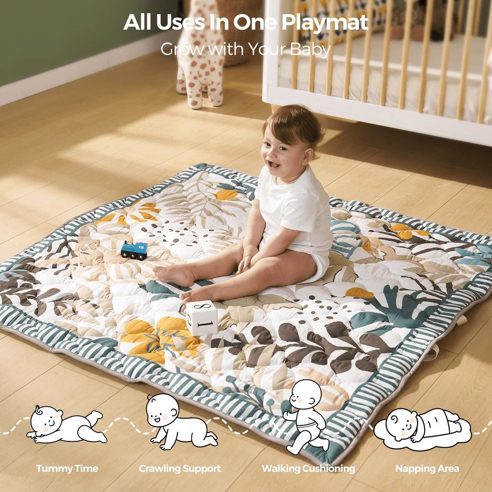 Momcozy - Baby Portable Playmat - Green Forest