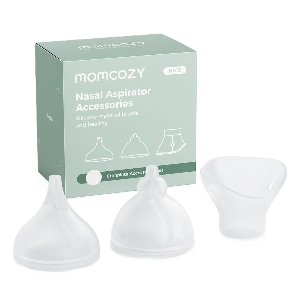 Momcozy - 2-in-1 Breezyclear Nasal Aspirator Replacement Heads - 3 Pc Set