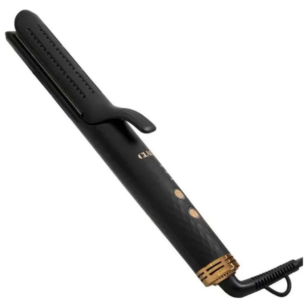 Clara - Auto Hair Curling Device With Hair Straightener & Styler - Black