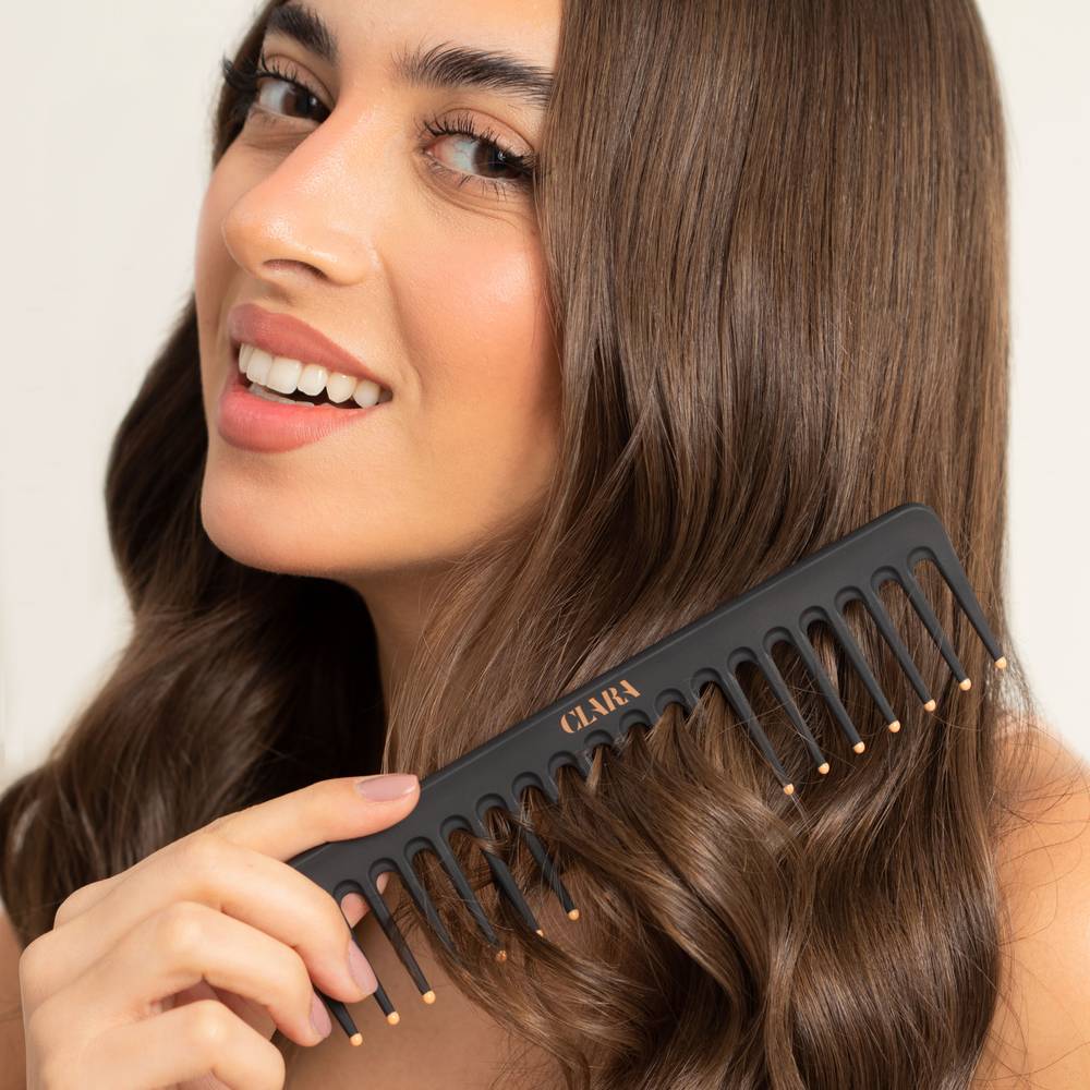 Clara - Comb Brush - Black
