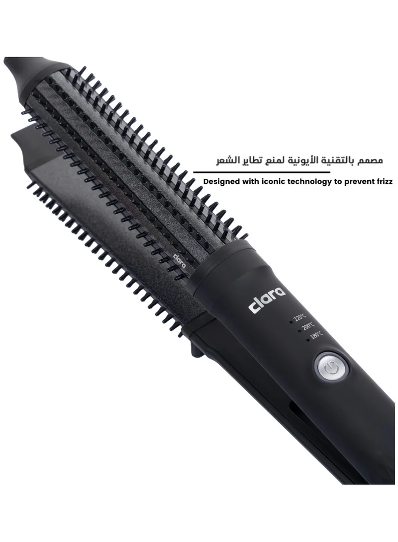Clara - 2-in-1 Dual Slim Hair Straightener Brush