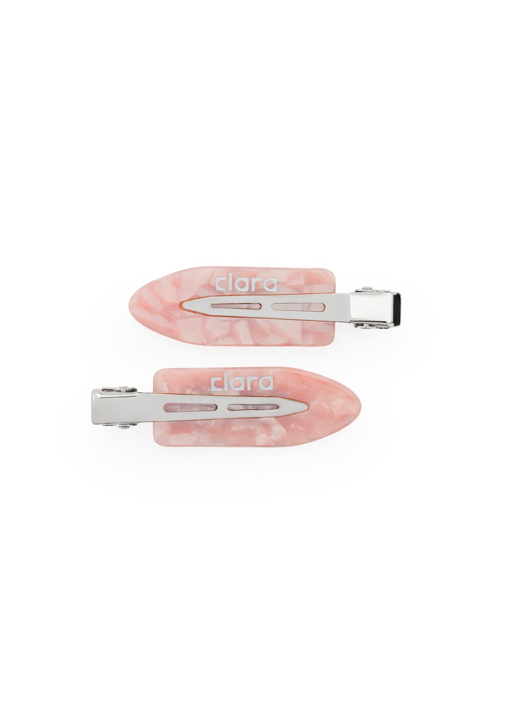 Clara - Hair Clips Set - Pink - 2 Pcs