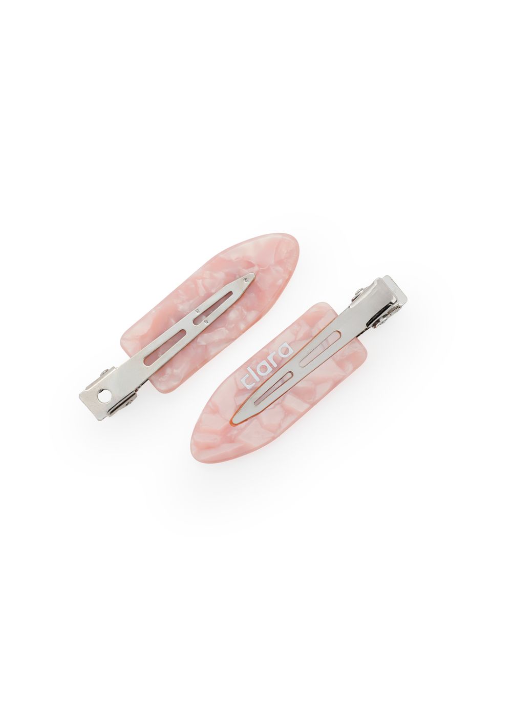 Clara - Hair Clips Set - Pink - 2 Pcs
