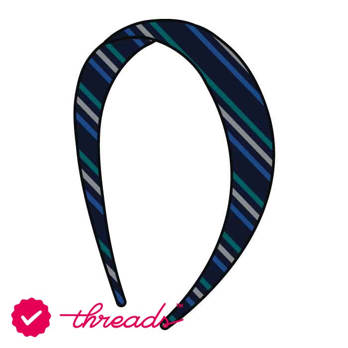 Striped Hair Accessories Pack - Grade 7-12 - GEMS United Indian School - Abu Dhabi