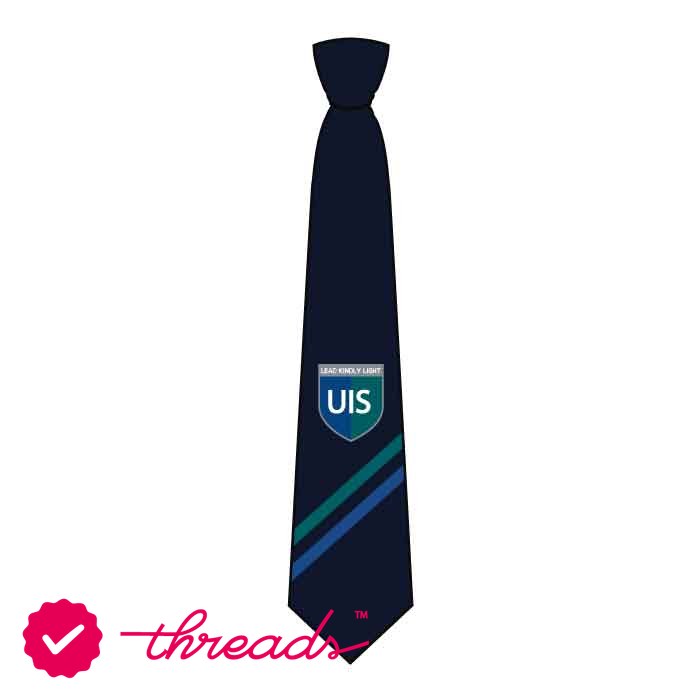 Unisex Elastic/Full Tie - Navy - Grades 1-6 - GEMS United Indian School - Abu Dhabi