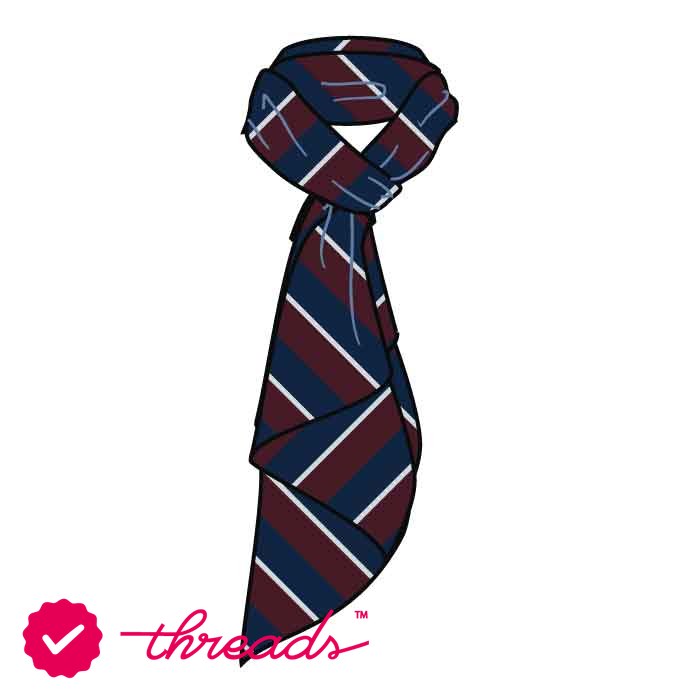 Scarves - Burgundy/Navy - Grade 7-13 - The Winchester School - Jebel Ali