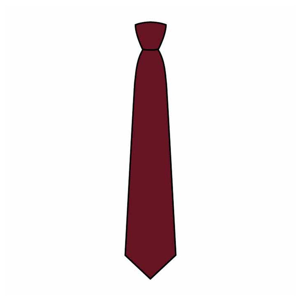 Full Tie - Maroon - GEMS Cambridge International School - Abu Dhabi