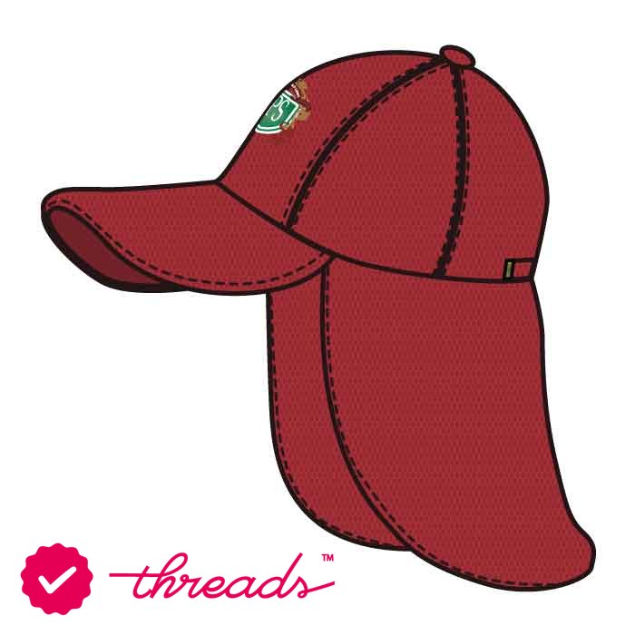 Unisex Legionnaire Cap - Red - GEMS Jumeirah Primary School