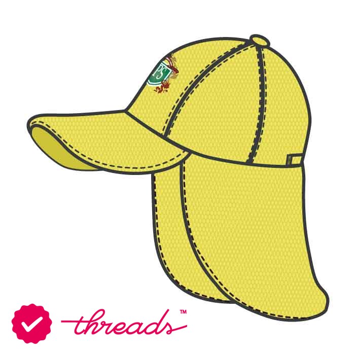 Unisex Legionnaire Cap - Yellow - GEMS Jumeirah Primary School