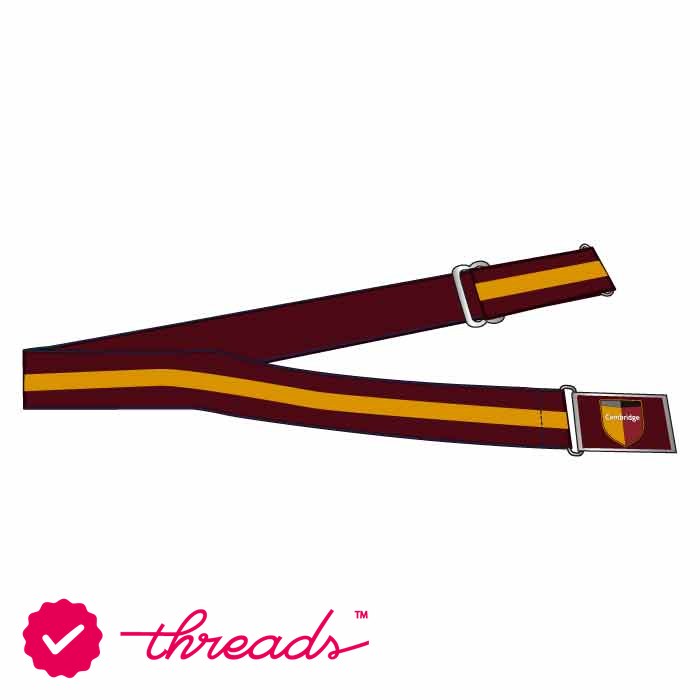 Unisex Belt - Burgundy - GEMS Cambridge International School - Dubai