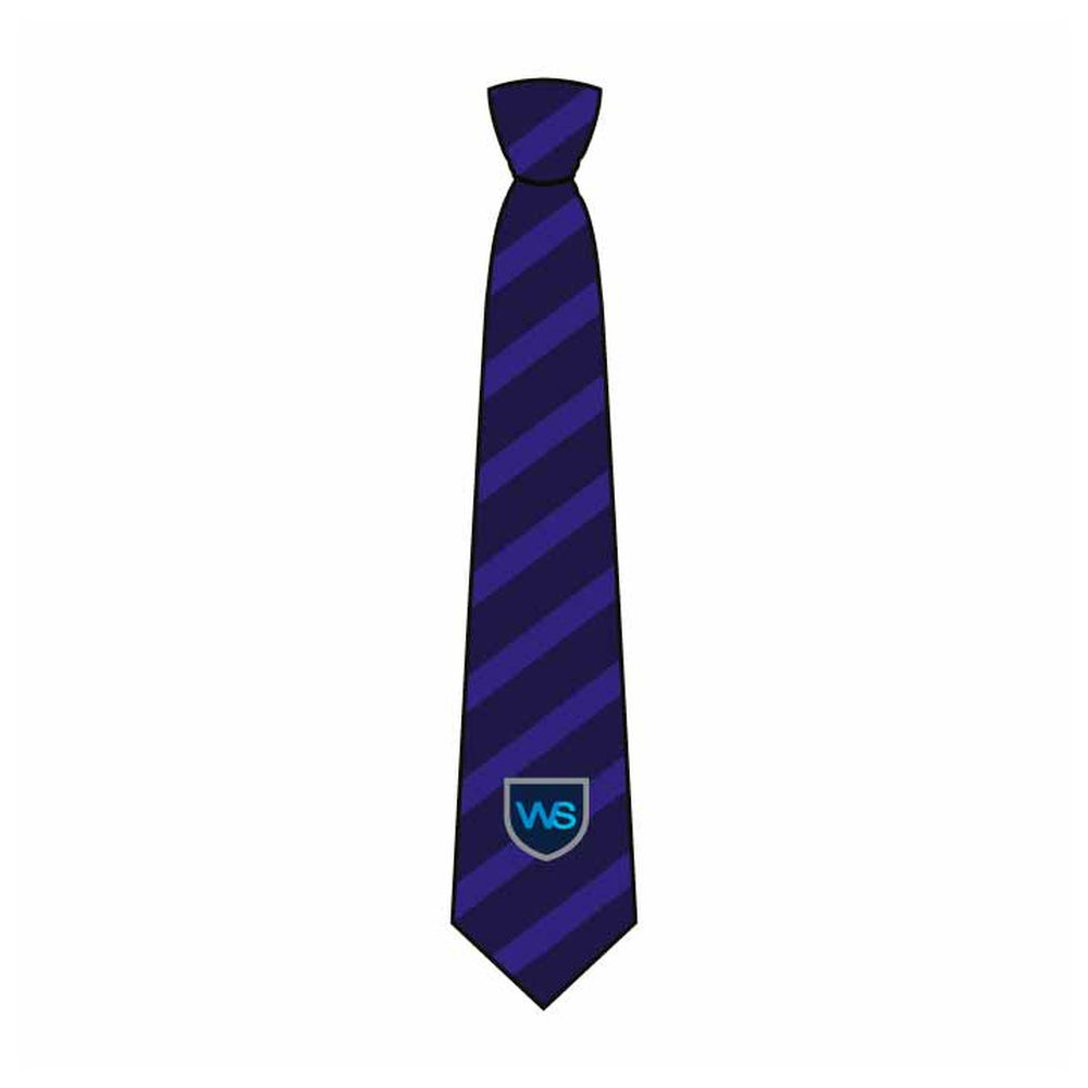 Unisex Elastic Tie - Navy Blue Stripe - Grades 1-6 - GEMS Westminster School - Ras Al Khaimah