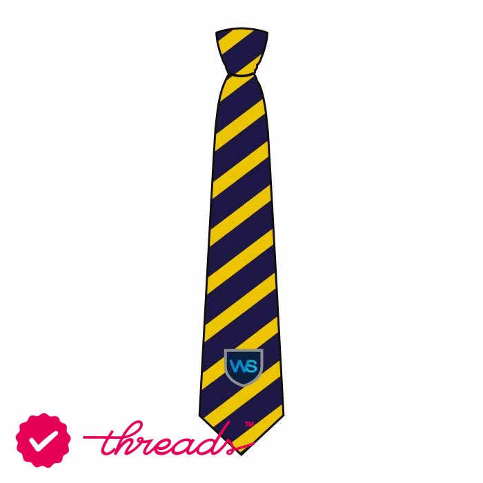 Unisex Full Tie - Yellow - Grades 1-6 - GEMS Westminster School - Ras Al Khaimah