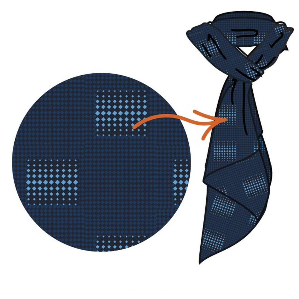 Girls Neck Scarf - Blue - GEMS Our Own English High School - Dubai (Girls)
