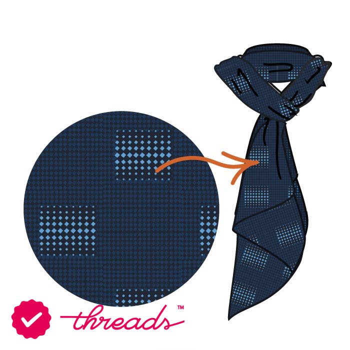 Girls Neck Scarf - Blue - GEMS Our Own English High School - Dubai (Girls)