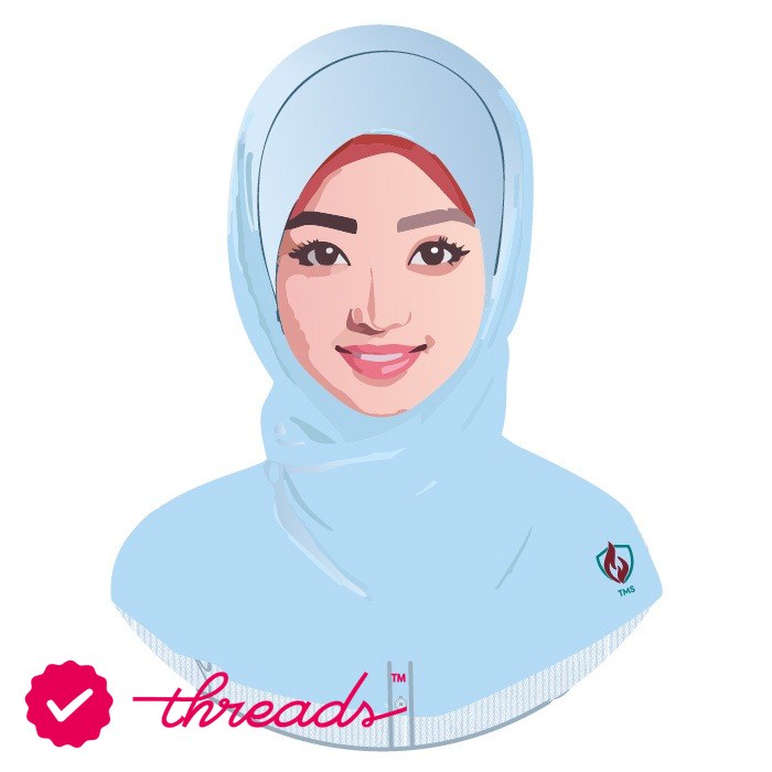 Girls Scarf - Powder Blue - GEMS New Millennium School - Al Khail