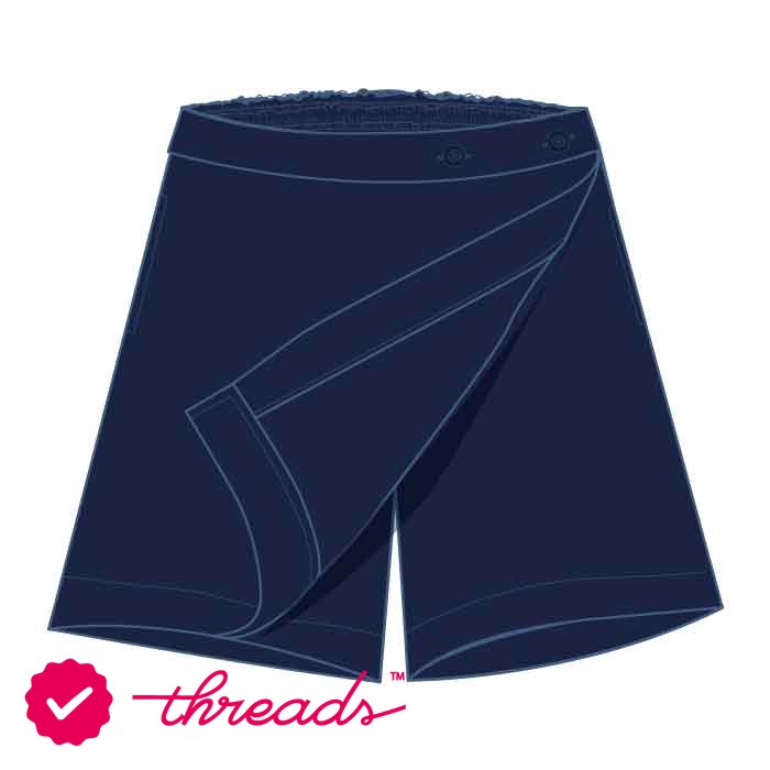 Girls Skort - Premium - Navy - GEMS FirstPoint School