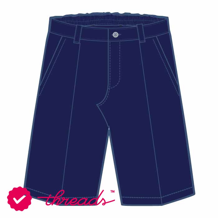 Boys Shorts - Navy - Grades 3-6 - GEMS Founders School - Al Mizhar