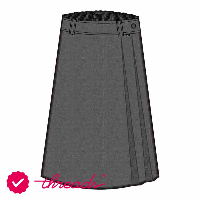 CAM Long Skirt - Grey - GEMS Cambridge International Private School - Sharjah