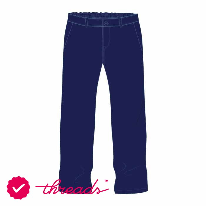 Unisex Trousers - Navy - Kindergarten 1-Grade 6 - GEMS Founders School - Al Mizhar