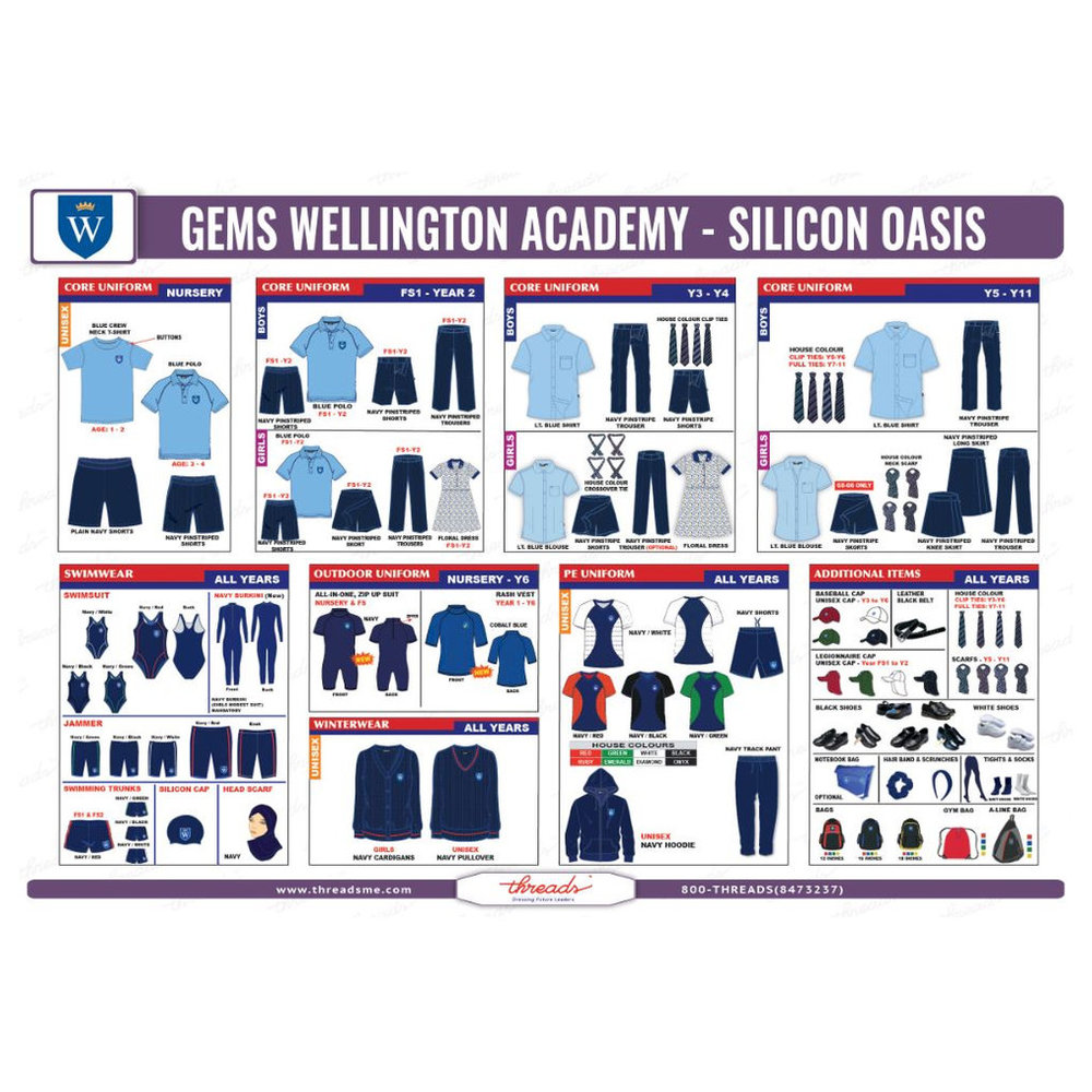 Girls Premium Pinstripe Trousers - GEMS Wellington Academy - Silicon Oasis