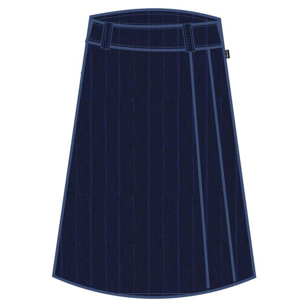Navy Pinstriped Long Skirt - GEMS Wellington Academy - Silicon Oasis