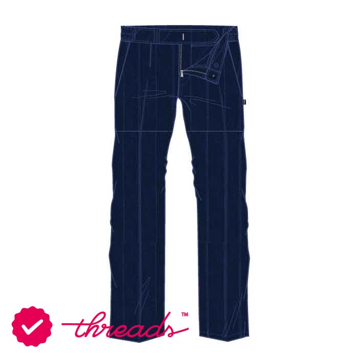 Boys Pinstriped Trousers - Navy - GEMS Royal Dubai School
